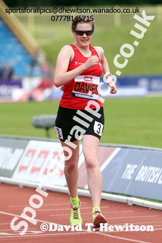 Womens 5000 metres walk, British Championships, Birmingham. Photo: David T. Hewitson/Sports for All Pics